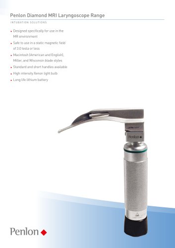 Penlon Diamond MRI Laryngoscope Range