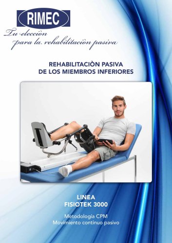 CATALOGO DE ARTROMOTORES PARA LAS EXTREMIDADES INFERIORES