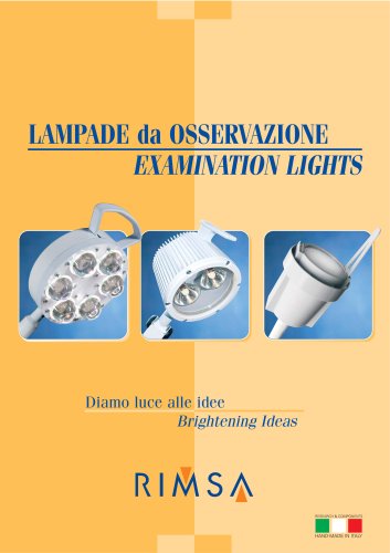 Brochure Examination Lamps