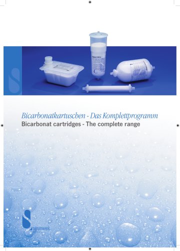 Bicarbonate cartridges - The complete range