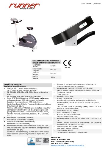 CYCLE-ERGOMETER RUN700/T