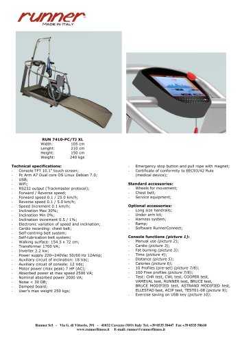 RUN 7410 - PC/ T J XL