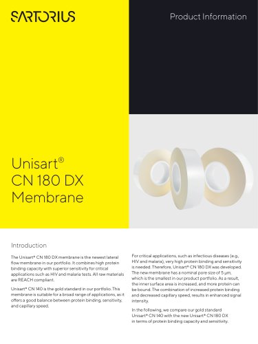 Unisart® CN 180 DX  Membrane