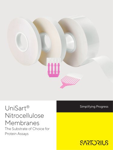 UniSart ® Nitrocellulose  Membranes