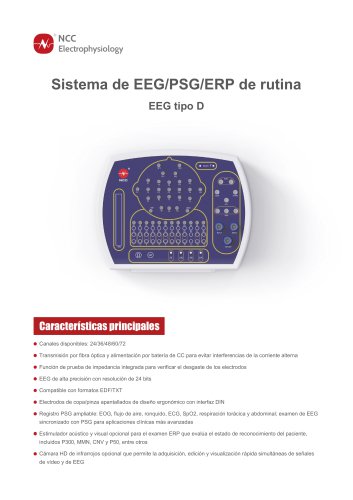 Routine EEG PSG ERP System TYPE D EEG_ES