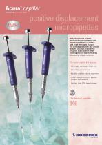 Acura® capillar - positive displacement micropipettes