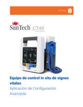 Equipo de control in situ de signos vitales - Aplicación de Configuración Avanzada - 1