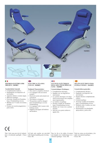 E LECTRICAL PLASMA COUCH - M630052