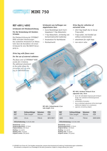 CYSTOBAG® MINI 750