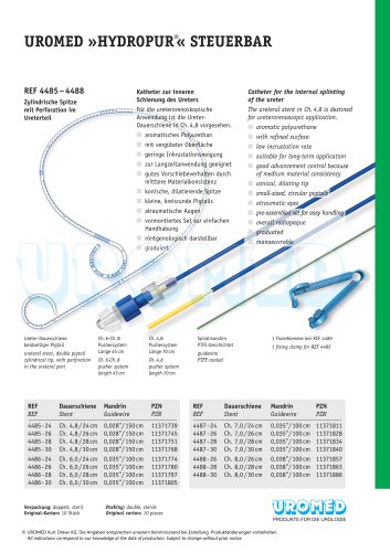 UROMED »HYDROPUR®« manoeuvrable with perforation, cylindrical tip