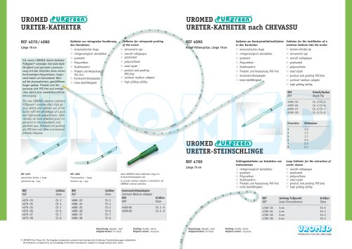 UROMED PURgreen® Ureter Catheter