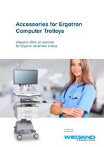 Wiegand Brochuere: Accessories for Ergotron Computer-Trolleys