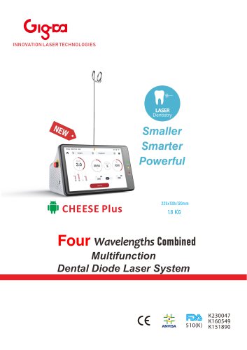 Smallest android 4 wavelengths dental laser