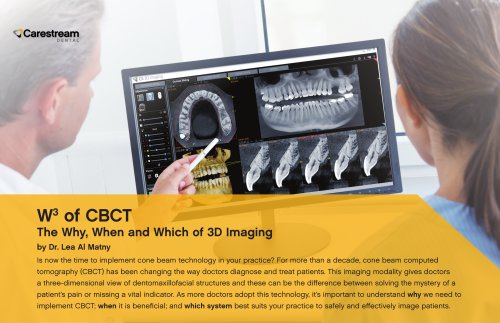 W3  of CBCT The Why, When and Which of 3D Imagin