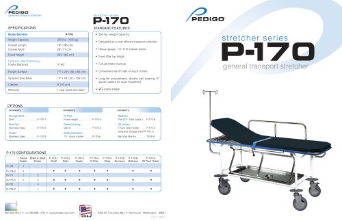 Stretchers P-170/ 171/ 172 Basic