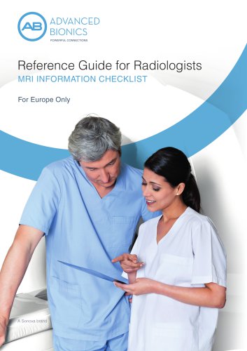 Reference Guide for Radiologists