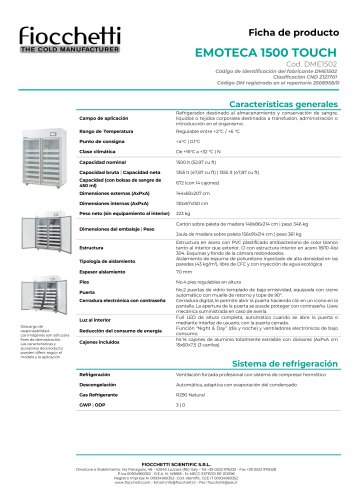 EMOTECA 1500 ECT-F TOUCH