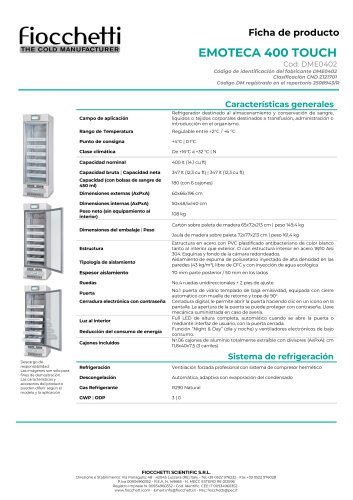 EMOTECA 400 ECT-F TOUCH