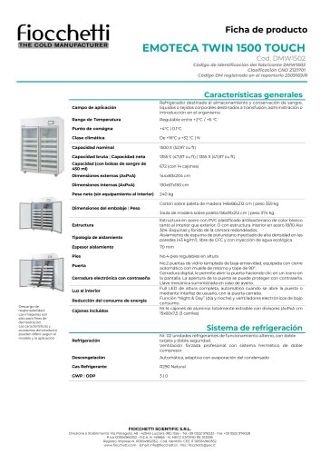 EMOTECA TWIN 1500 ECT-F TOUCH