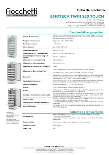 EMOTECA TWIN 250 TOUCH