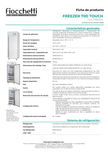 FREEZER 700 ECT-F TOUCH
