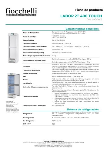 LABOR 2T 400 ECT-F TOUCH