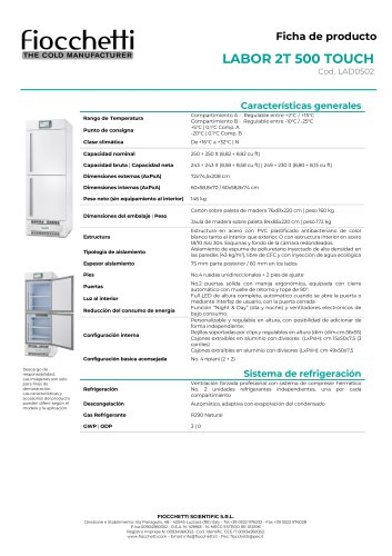 LABOR 2T 500 ECT-F TOUCH