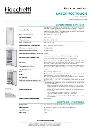 LABOR 700 ECT-F TOUCH