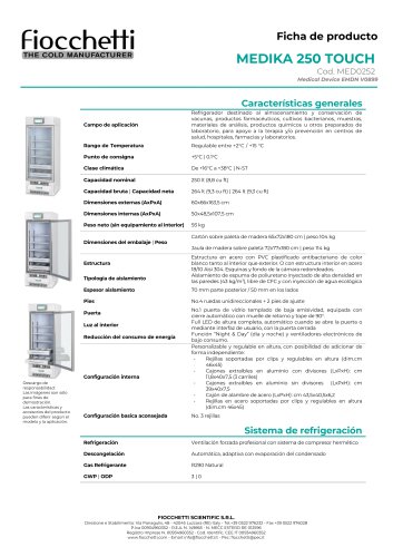 MEDIKA 250 ECT-F TOUCH