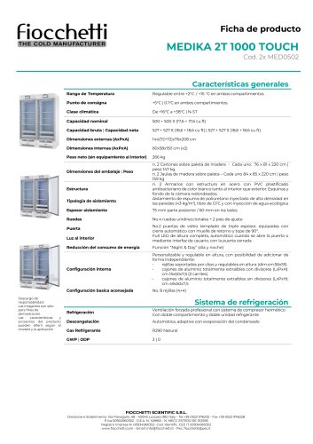 MEDIKA 2T 1000 ECT-F TOUCH