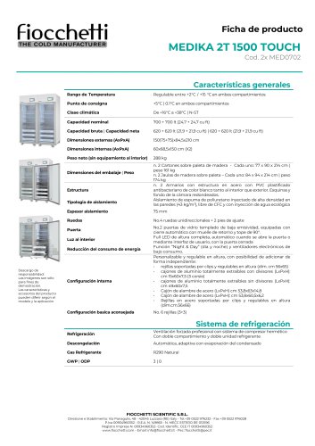MEDIKA 2T 1500 ECT-F TOUCH
