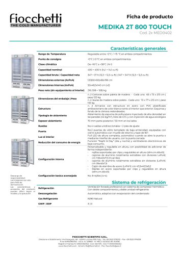 MEDIKA 2T 800 ECT-F TOUCH