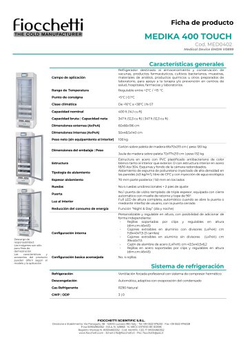 MEDIKA 400 ECT-F TOUCH
