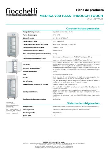MEDIKA 700 PT ECT-F TOUCH