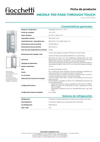 MEDIKA 700 PT ECT-F TOUCH
