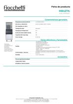 Productores de Hielo granizado MB427A