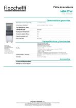 Productores de Hielo granizado MB427W