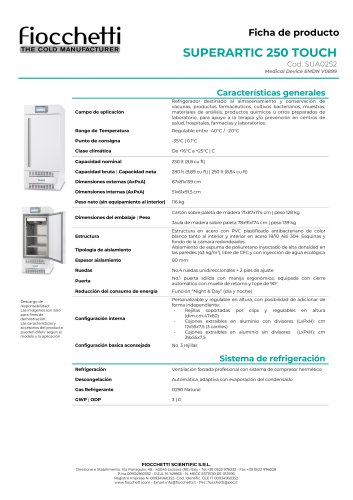 SUPERARTIC 250 ECT-F TOUCH