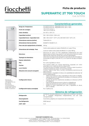 SUPERARTIC 2T 700 ECT-F TOUCH