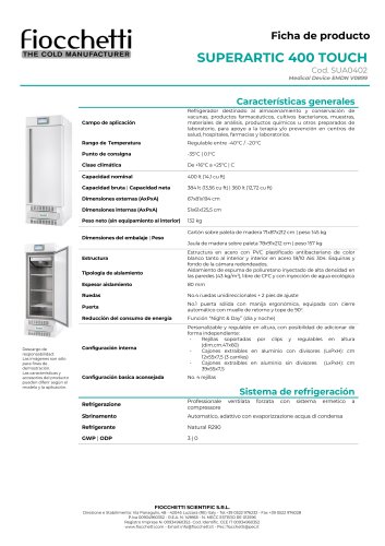 SUPERARTIC 400 ECT-F TOUCH