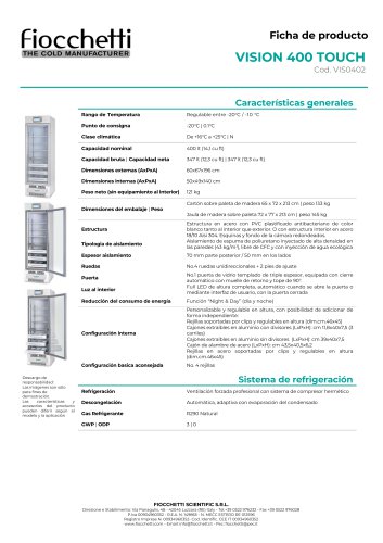 VISION 400 ECT-F TOUCH