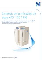 Sistemas de purificación de agua AFS® 10E / 15E - 1