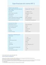 Sistemas de purificación de agua AFS® 10E / 15E - 8