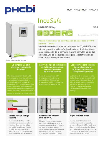 MCO-171AICD / MCO-171AICUVD - Estufa de incubación de CO2