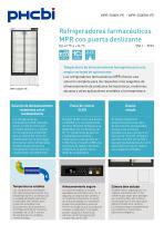 MPR-S500(R)H-PE - Refrigeradores farmacéuticos con puerta deslizante MPR