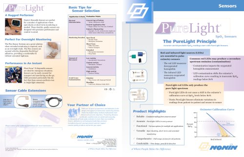 PureLight Sensors Brochure