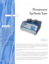 Microprocessor Tap Density Tester 1951