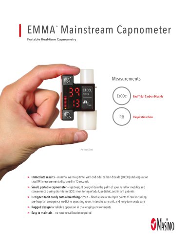 EMMA Mainstream Capnometer