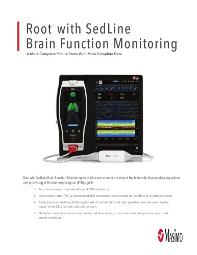 Root ®  with SedLine ® Brain Function Monitoring