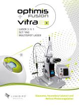 Optimis Fusion Vitra 2 - Laser 3 in 1 SLT/YAG/Multispot Laser